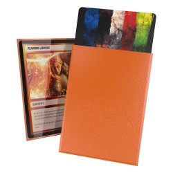 Protège-cartes - Sleeves (100 Pièces) - Orange - Standard