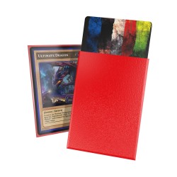 Protège-cartes - Sleeves (60 Pièces) - Rouge Matte - Japonais
