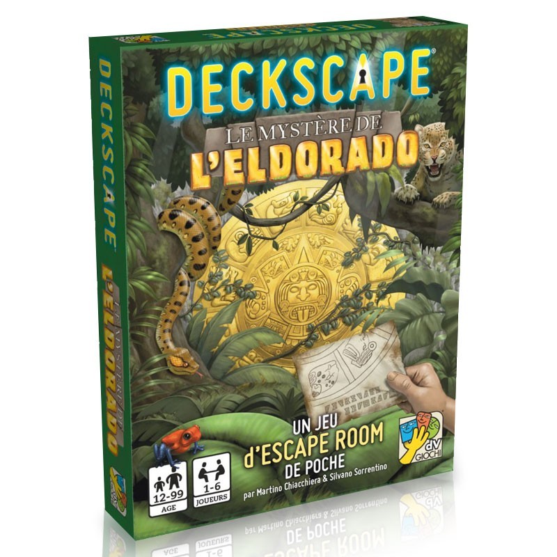 Escape Game - Cooperative - Cards - Puzzle - Divers - Deckscape - Eldorado Mystery