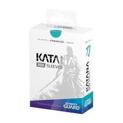 Sleeves - 100 Pcs - Katana - Standard - Turquoise