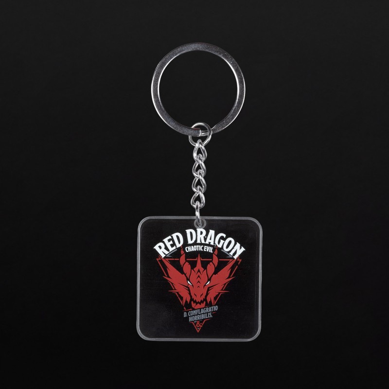 Porte-clefs - Donjons et Dragons - Dragon Rouge