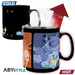 Mug - Thermo-réactif - Pokemon - Starters 1ère Génération