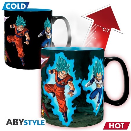 Mug - Thermo-réactif - Dragon Ball - Saiyans vs Black