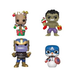 POP - Pack de 4 - Marvel - Marvel - Holiday