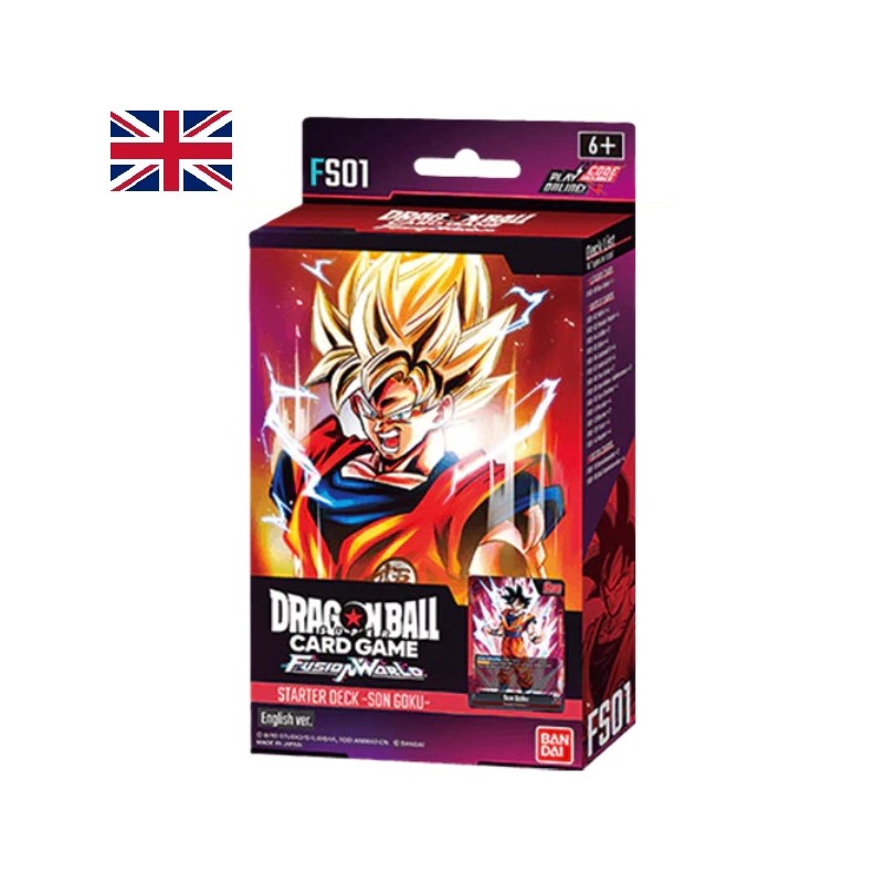 Cartes (JCC) - Deck de Démarrage - Dragon Ball - Starter Deck - "Fusion World" - FS01 - Son Goku
