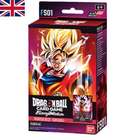 Trading Cards - Starter Deck - Dragon Ball - Starter Deck - "Fusion World" - FS01 - Son Goku