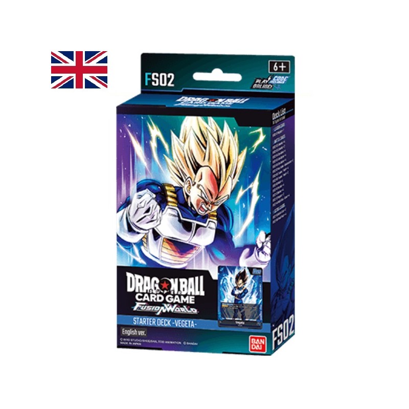 Cartes (JCC) - Deck de Démarrage - Dragon Ball - Starter Deck - "Fusion World" - FS02 - Vegeta
