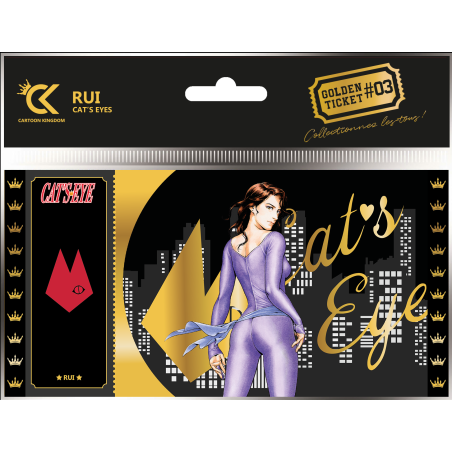 Ticket de collection - Golden Tickets Black Edition - Cat's Eye - Cylia Chamade 