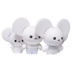 Figurine Statique - Moncollé - Pokemon - (Famille de 4) - Famignol