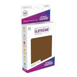 Sleeves - 60 Pieces - Supreme UX - Small - Matte Brown