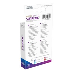 Protège-cartes - 60 Pièces - Supreme UX - Small - Marron Matte