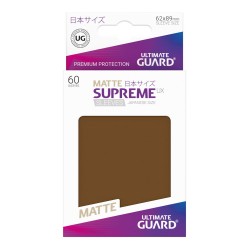 Sleeves - 60 Pieces - Supreme UX - Small - Matte Brown