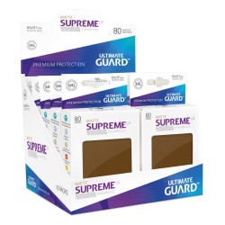Protège-cartes - 80 Pièces - Supreme UX - Standard - Marron Matte