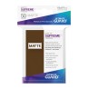 Protège-cartes - 50 Pièces - Supreme UX - Small - Marron Matte