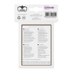 Sleeves - 50 Pieces - Supreme UX - Small - Matte Brown