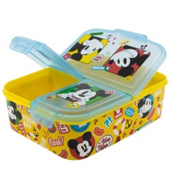 Boîte à repas - Multi compartiments - Mickey & ses amis - Bento Box - Mickey Mouse