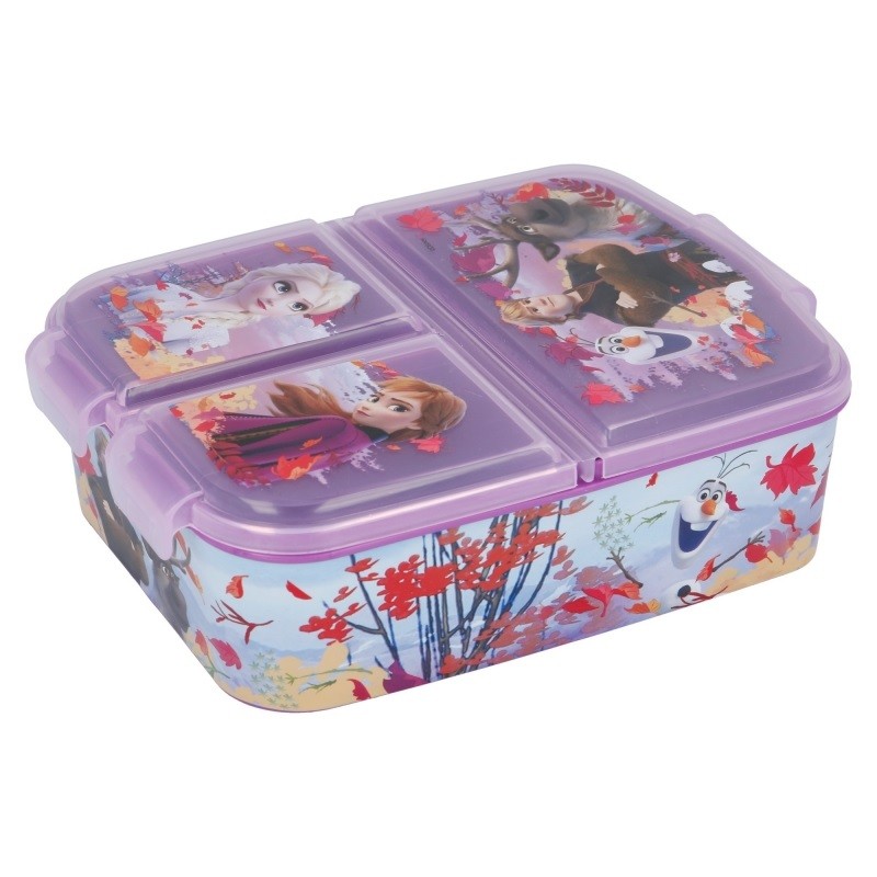 Lunch Box - Multi-compartment - Frozen - Characters