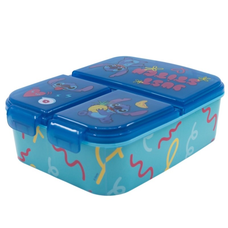 Lunch Box - Multi-compartment - Lilo & Stitch - Just Stitch