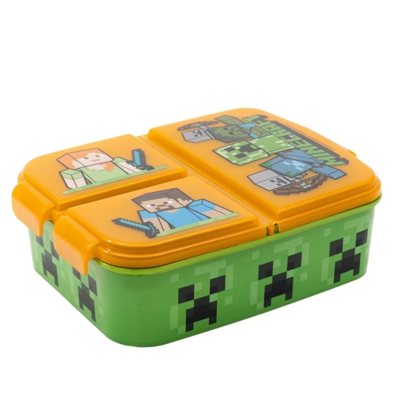 Boîte à repas - Multi compartiments - Minecraft - Bento Box - Heros