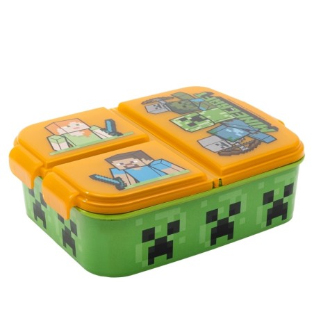 Boîte à repas - Multi compartiments - Minecraft - Bento Box - Heros