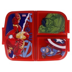 Boîte à repas - Multi compartiments - Avengers - Héros