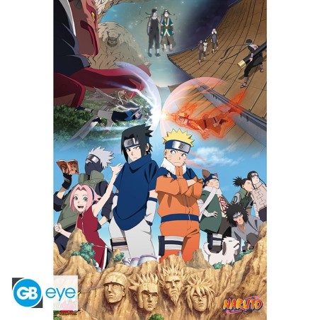 Poster - Rolled and shrink-wrapped - Naruto - The will of fire