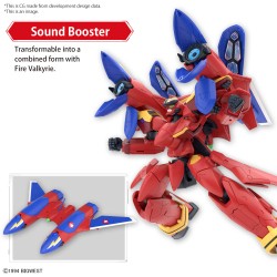 Model - High Grade - Macross - Fire Valkyrie Gundam with sound Booster - VF-19 custom