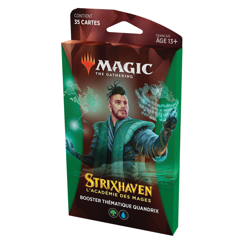 Trading Cards - Blister Booster - Magic The Gathering - Strixhaven Quandrix - Theme Booster