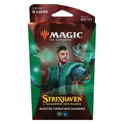 Trading Cards - Blister Booster - Magic The Gathering - Strixhaven Quandrix - Theme Booster