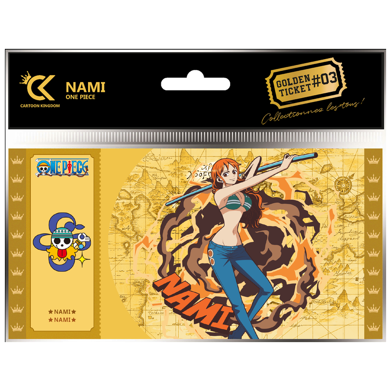 Collector Ticket - Golden Tickets Black Edition - One Piece - Nami