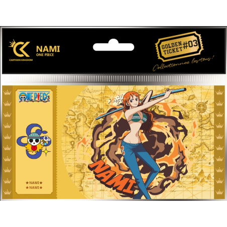 Ticket de collection - Golden Tickets Black Edition - One Piece - Nami