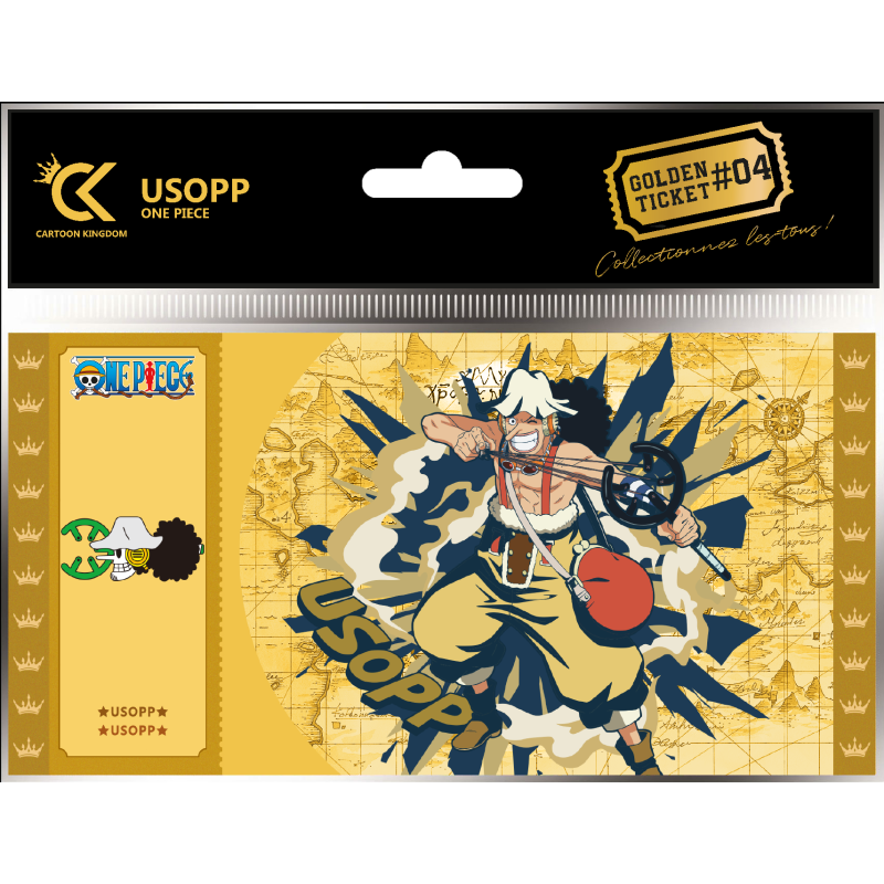 Collector Ticket - Golden Tickets Black Edition - One Piece - Usopp