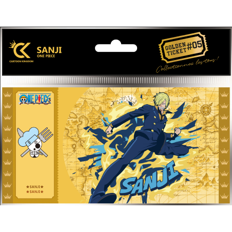 Ticket de collection - Golden Tickets Black Edition - One Piece - Sanji Vinsmoke
