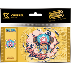 Collector Ticket - Golden Tickets Black Edition - One Piece - Tony Tony Chopper