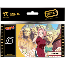 Collector Ticket - Golden Tickets Black Edition - Naruto - Sakura Haruno