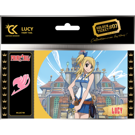 Collector Ticket - Golden Tickets Black Edition - Fairy Tail - Lucy Heartfilia