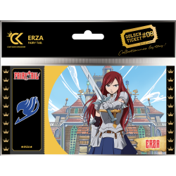 Ticket de collection - Golden Tickets Black Edition - Fairy Tail - Erza Scarlet