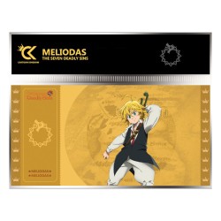 Ticket de collection - Golden Tickets Black Edition - Seven Deadly Sins - Meliodas, Dragon de la Colère