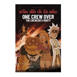 Poster - Roulé et filmé - Rick & Morty - One Crew