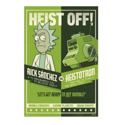 Poster - Rolled and shrink-wrapped - Rick & Morty - Heist off
