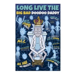 Poster - Rolled and shrink-wrapped - Rick & Morty - Doodoo Daddy