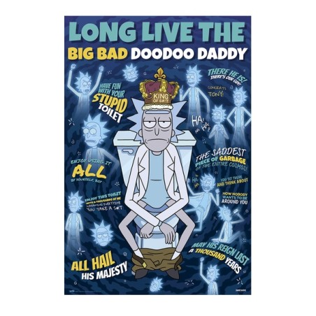 Poster - Roulé et filmé - Rick & Morty - Doodoo Daddy