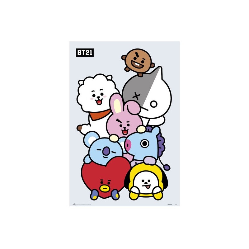 Poster - Rolled and shrink-wrapped - BT21 - Characters