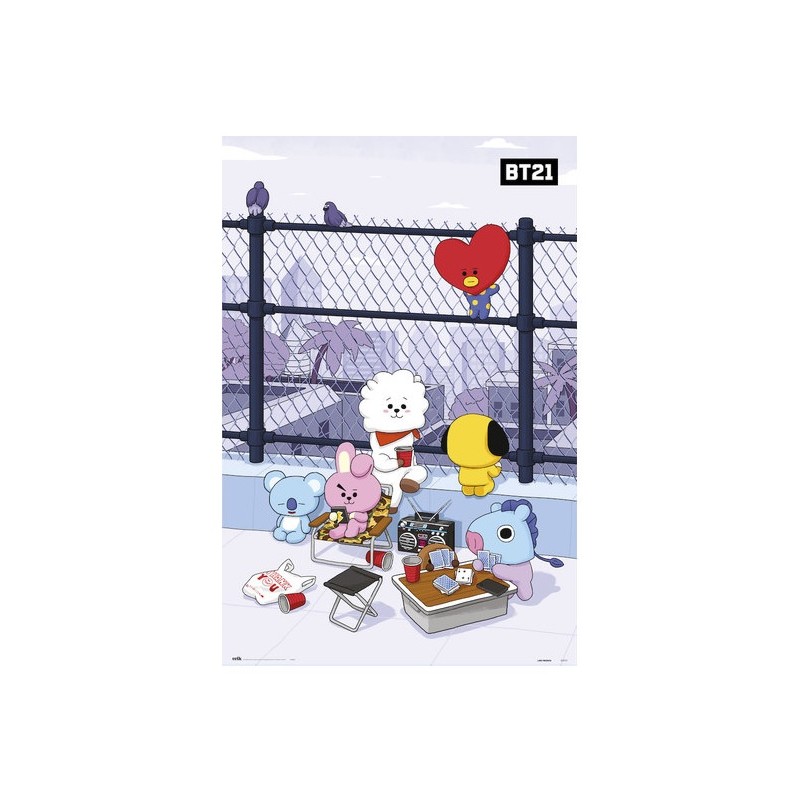 Poster - Rolled and shrink-wrapped - BT21 - Azotea