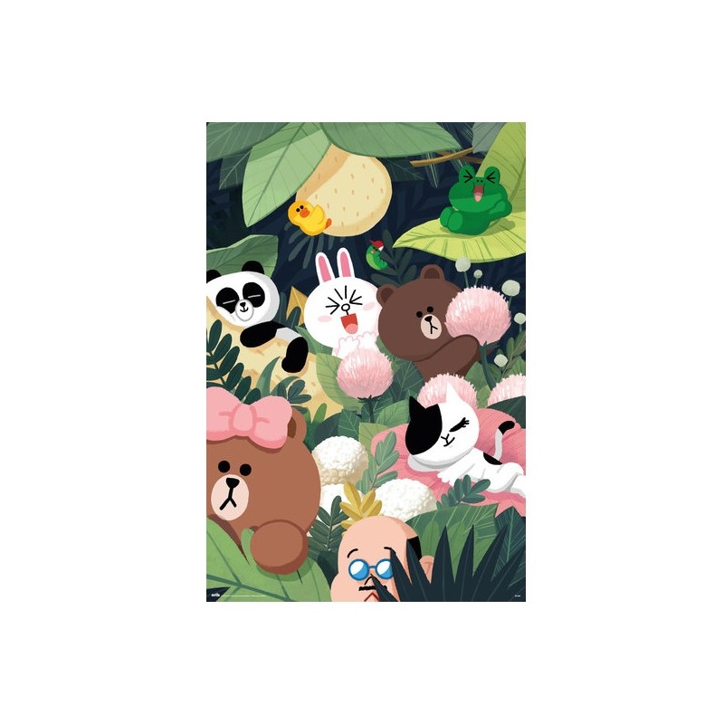 Poster - Rolled and shrink-wrapped - LINE - Jungle