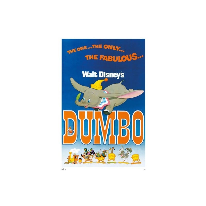 Poster - Roulé et filmé - Dumbo - Affiche de cirque