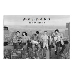 Poster - Rolled and shrink-wrapped - Friends - Lunch on a Skyscraper