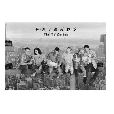 Poster - Rolled and shrink-wrapped - Friends - Lunch on a Skyscraper
