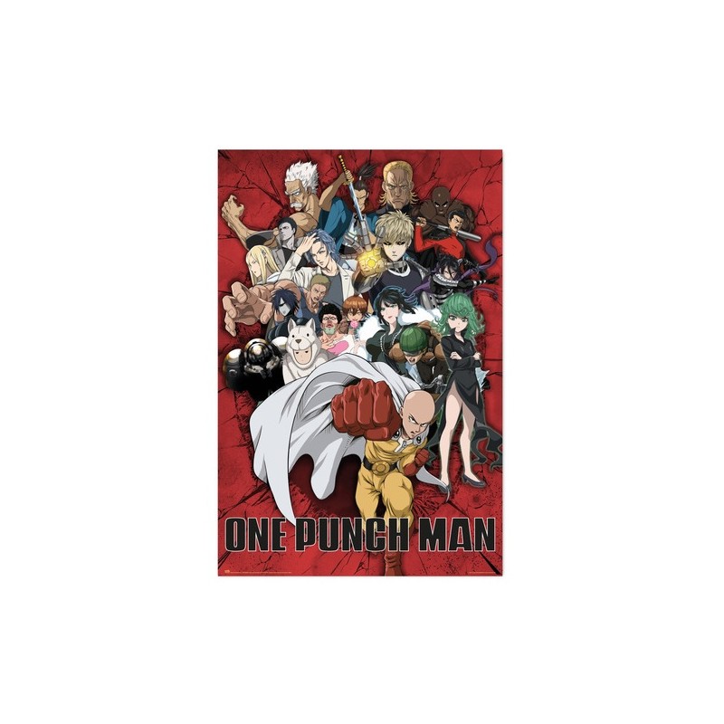 Poster - Rolled and shrink-wrapped - One Punch Man - Heroes