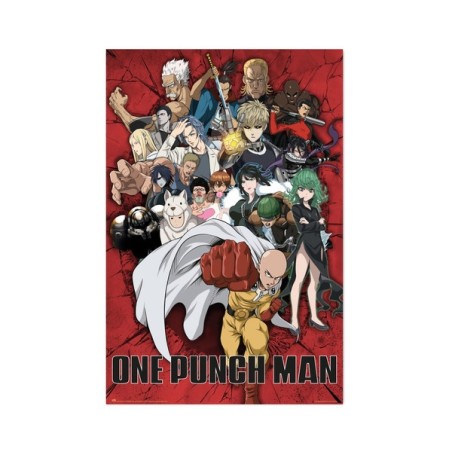 Poster - Rolled and shrink-wrapped - One Punch Man - Heroes